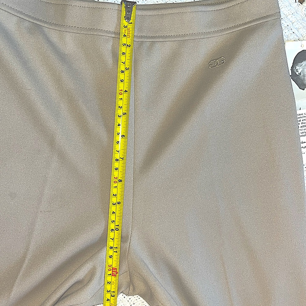 🚫Sold VTG Givenchy Sport Tan beige Hi Rise Knit Pant Sz 8 vintage deadstock w/ta - Picture 10 of 14
